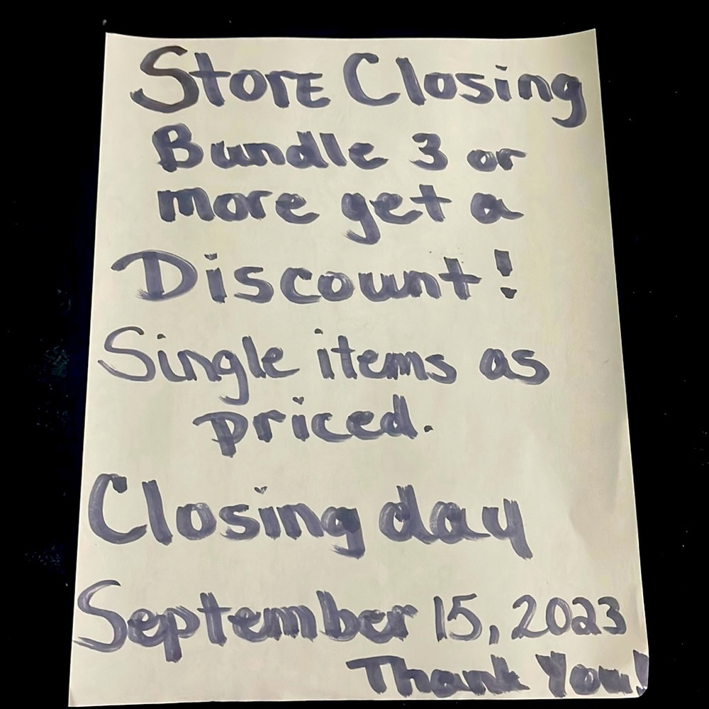 Store closing